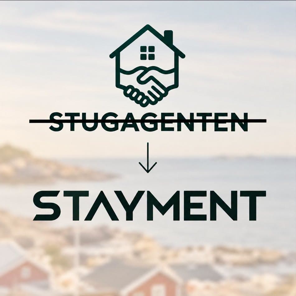 Stugagenten blir Stayment – ett nytt namn för vår fortsatta resa
